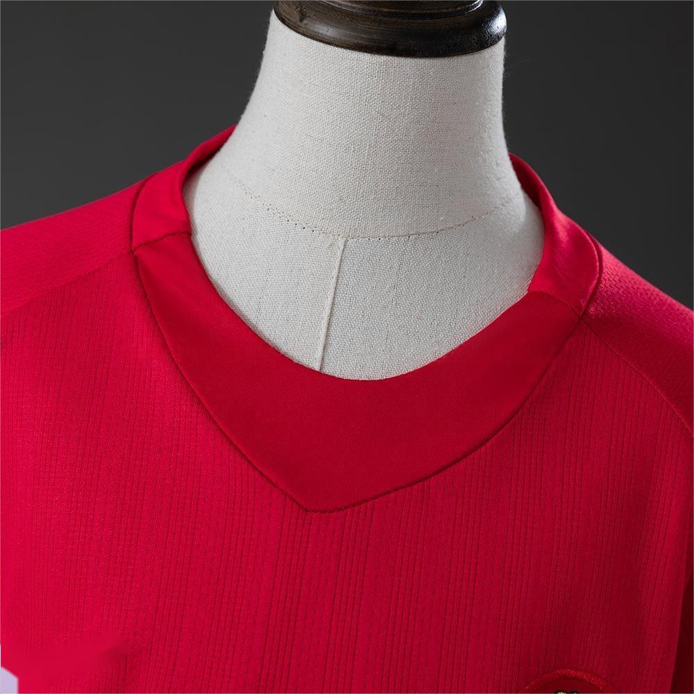 2007-08 Manchester United Home Retro Long Sleeve Kids SIZE 16-28