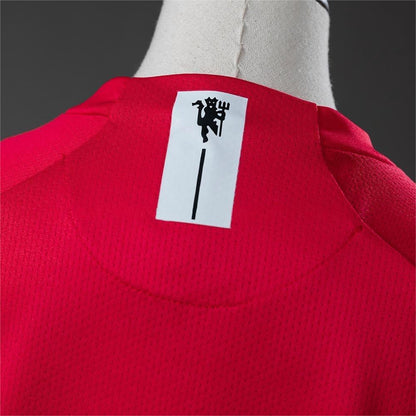 2007-08 Manchester United Home Retro Long Sleeve Kids SIZE 16-28
