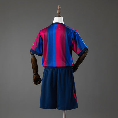 2026-27 Barcelona Home Kids Kit Jersey Size 16-28