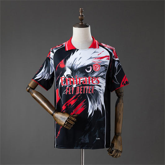 2026-27 Benfica Sondertrikot "Adler" - Schwarz & Weiß S-4XL