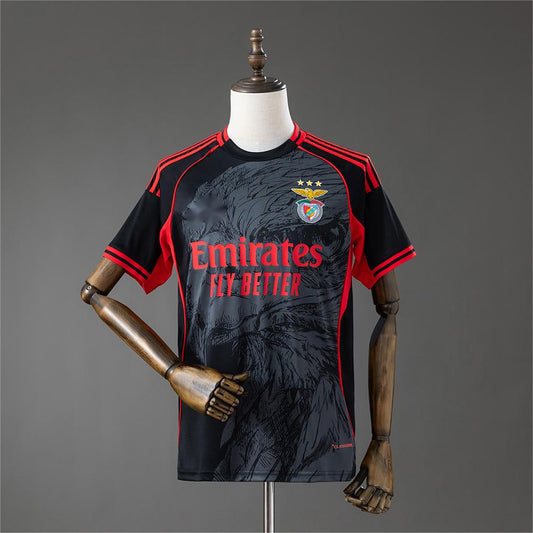 2026-27 Benfica Sondertrikot "Adler" – Schwarz & Rot S-4XL