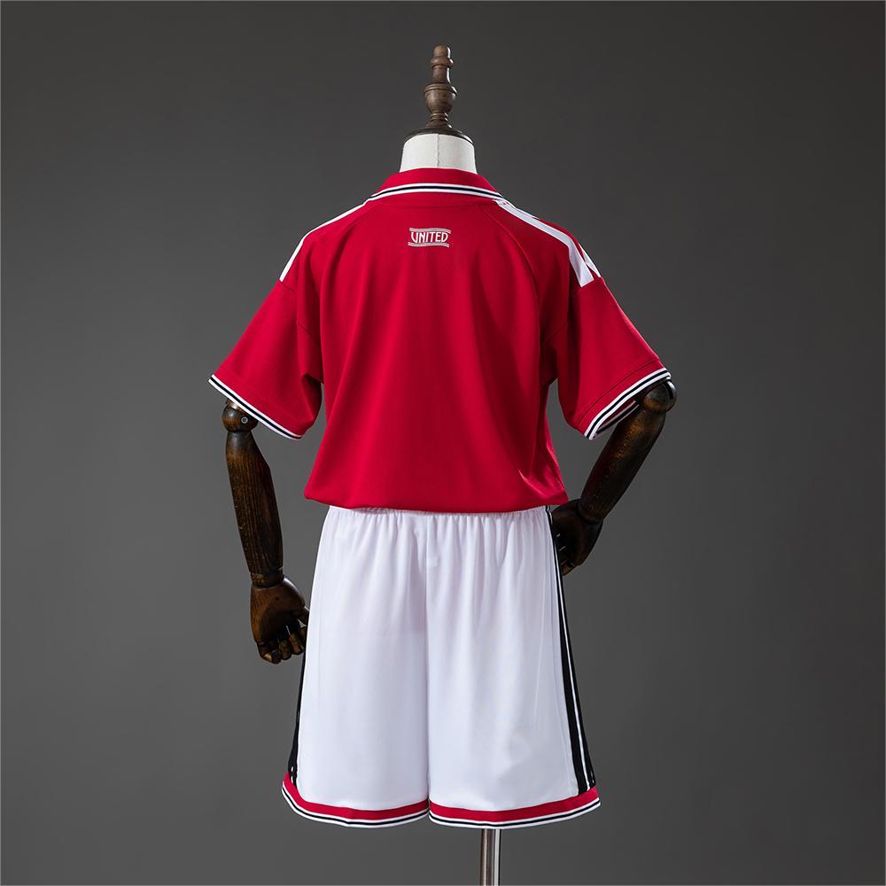 2026-27 Manchester United Home Kids Kit Jersey Size 16-28