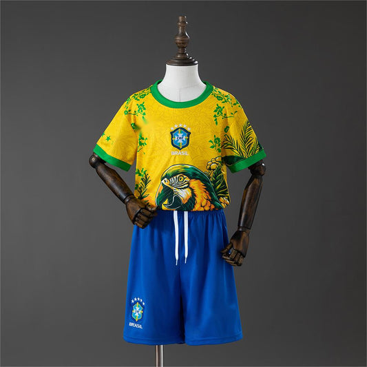 2026 Brasilien Special Edition Kinder Trikot GRÖSSE 16-28