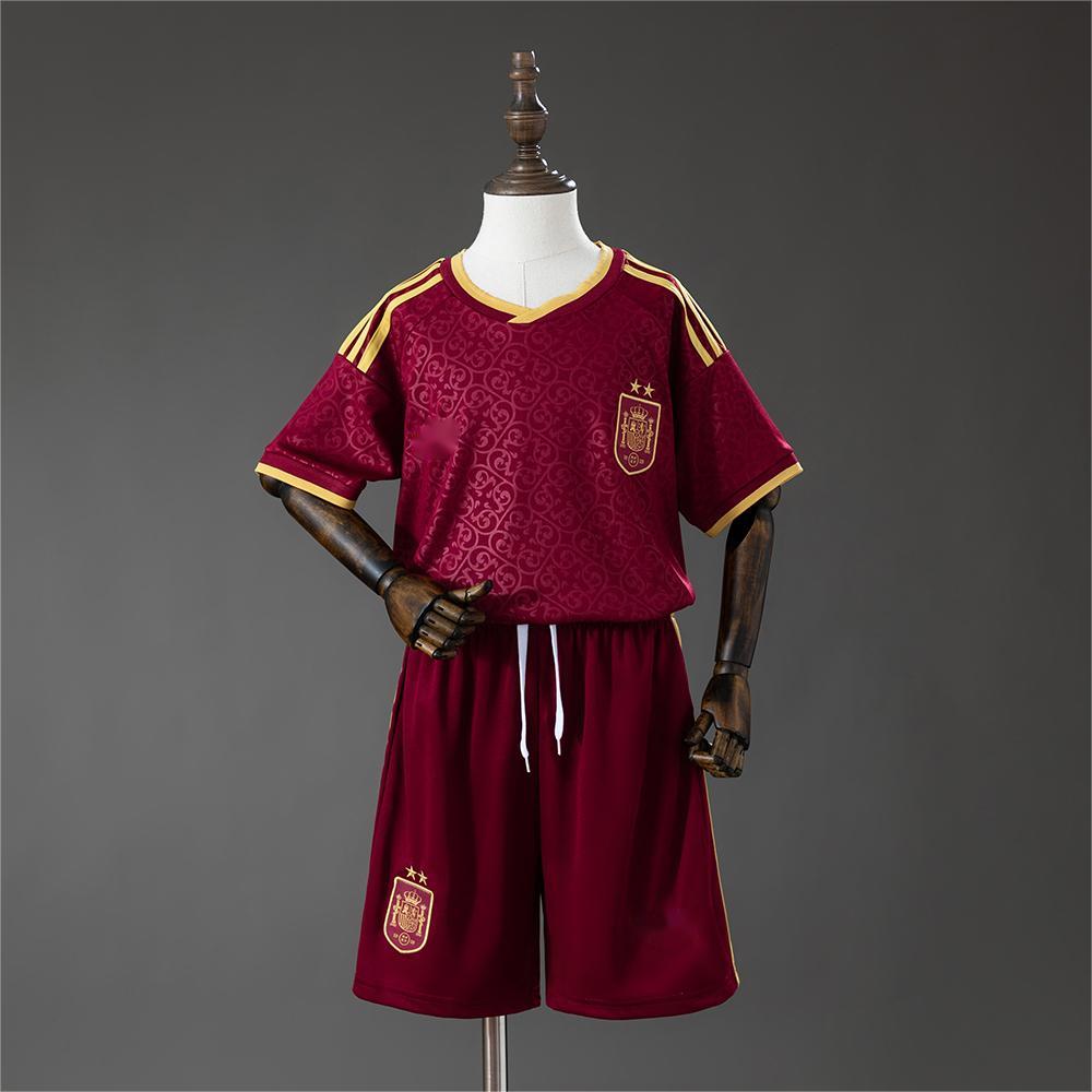 2026 Spain 2 Stars Maroon Special Edition Kids Size 16-28