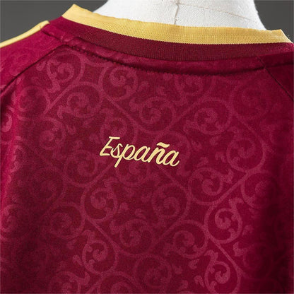 2026 Spain 2 Stars Maroon Special Edition Kids Size 16-28