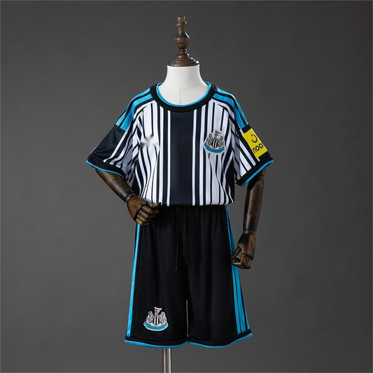 2026-27 Newcastle United da casa nera e bianca per bambini, taglia 16-28