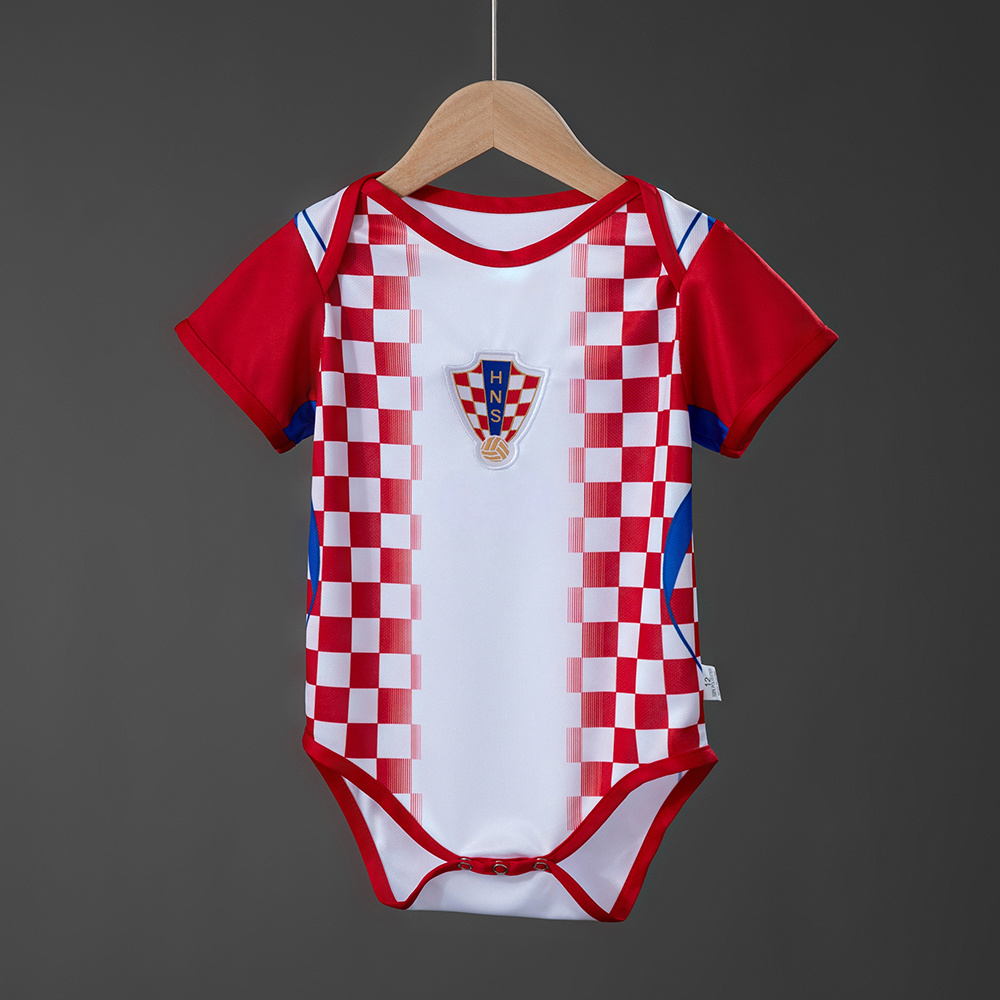 2026 Croatia Baby Home Jersey Size 9-12（6-20 months）