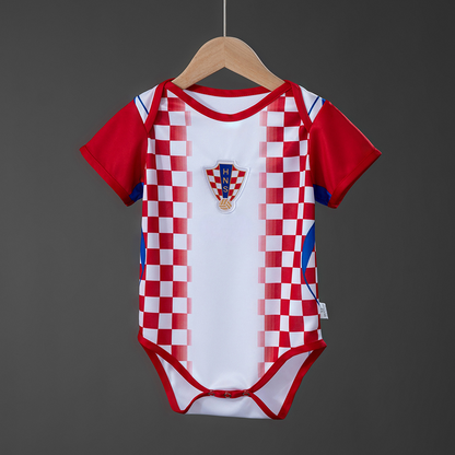 2026 Croatia Baby Home Jersey Size 9-12（6-20 months）