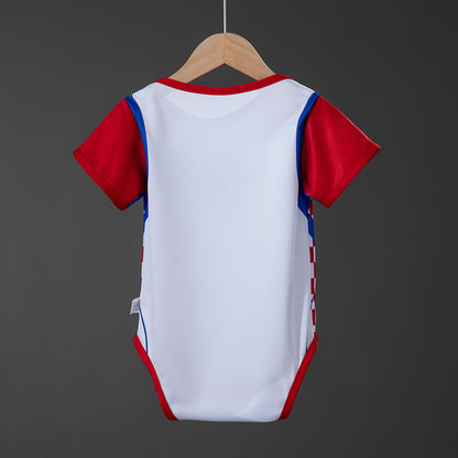 2026 Croatia Baby Home Jersey Size 9-12（6-20 months）