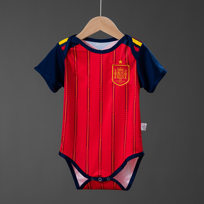 2026 Spain  Baby Home Jersey Size 9-12（6-20 months）