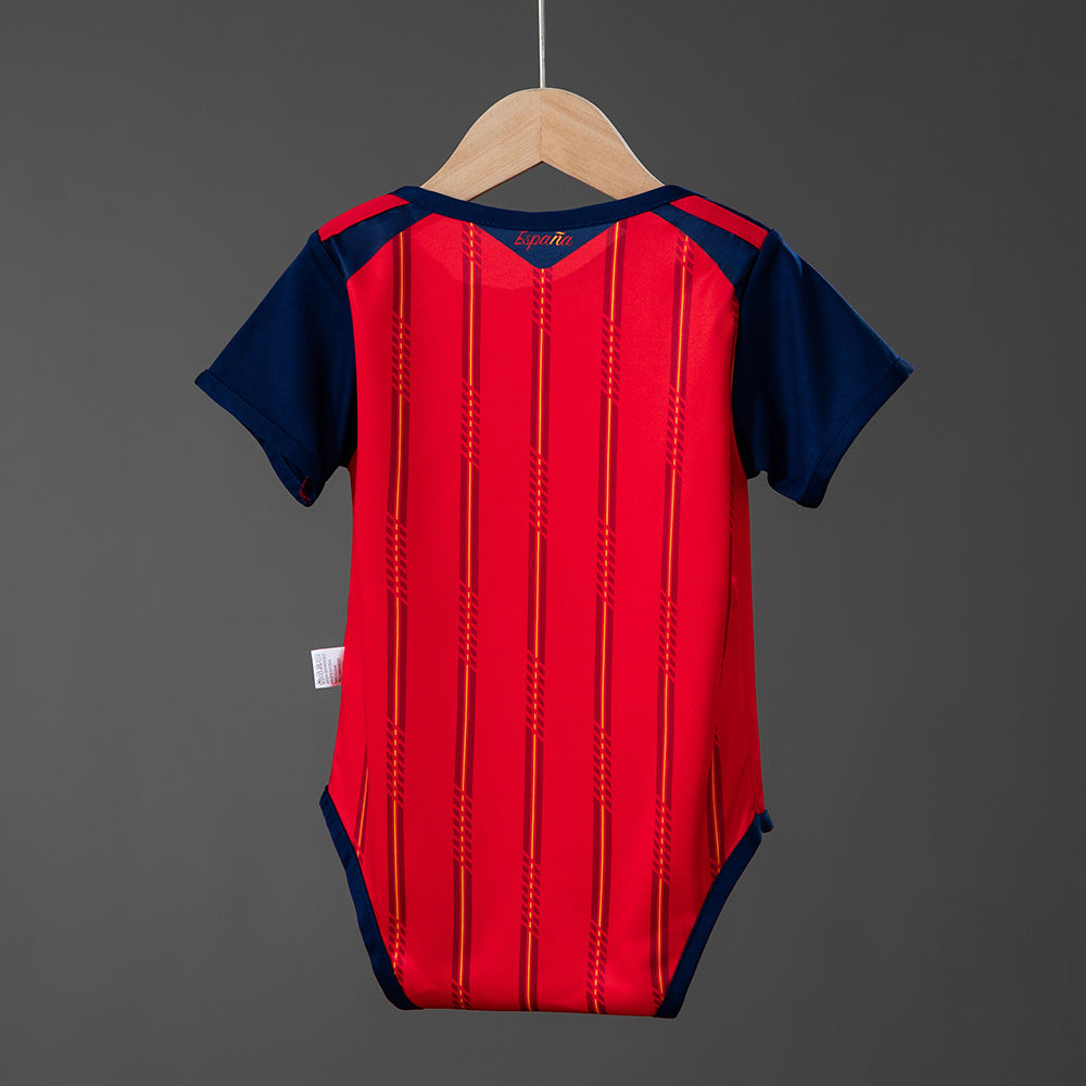 2026 Spain  Baby Home Jersey Size 9-12（6-20 months）