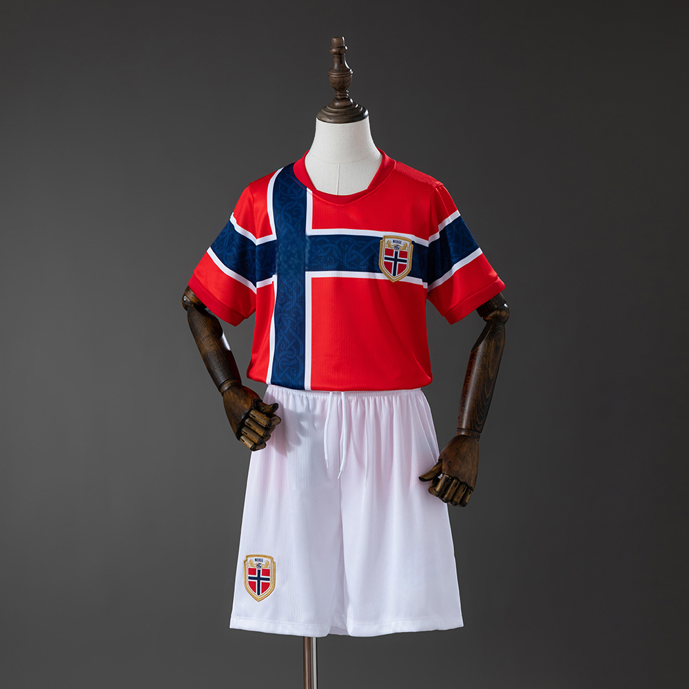 2026 Norway Home Kids Kit Jersey Size 16-28