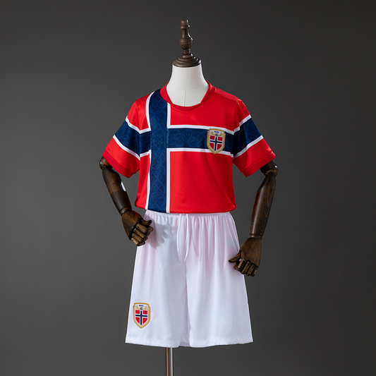 2026 Norway Home Kids Kit Jersey Size 16-28