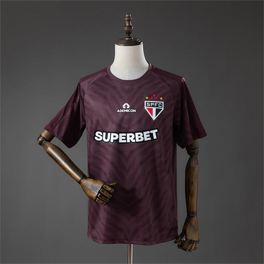 2026-27 Sao Paulo Goalkeeper Jersey - Deep Burgundy S-4XL