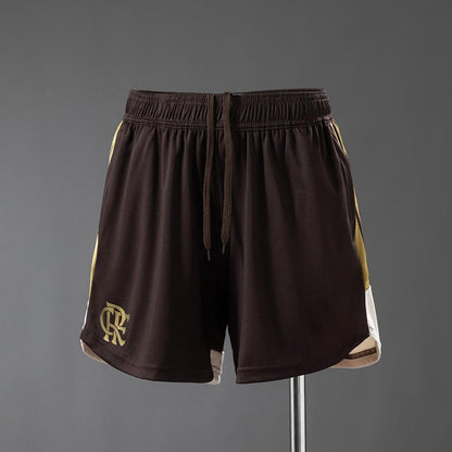2026-27 Flamengo Pantalones Cortos de Entrenamiento - Marrones Mujer S-XXL