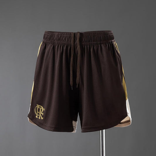 2026-27 Flamengo Pantalones Cortos de Entrenamiento - Marrones Mujer S-XXL