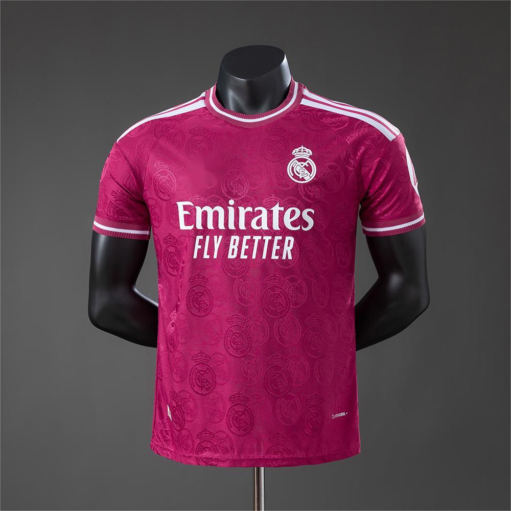 2026-27 Real Madrid Special Edition Player Version - Rose Red Jersey S-2XL