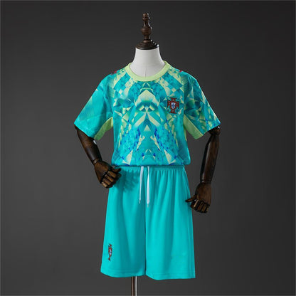2026 Portugal Goalkeeper Green Kids Size 16-28