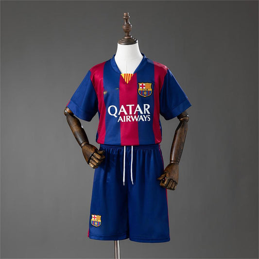 2014-15 Barcelona Home Retro Kids Size 16-28