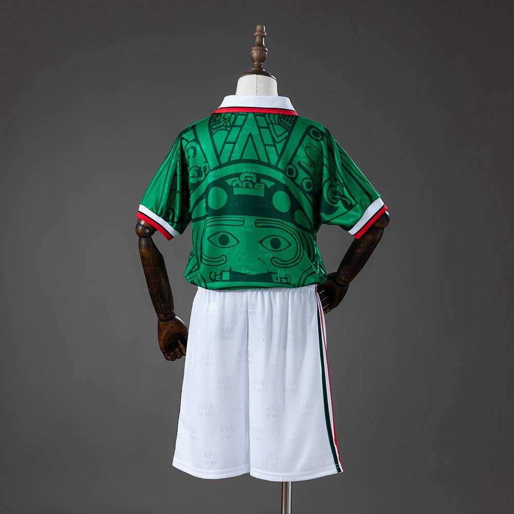 1998 Mexico Home Retro Kids Size 16-28