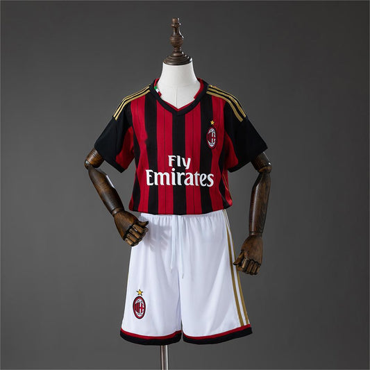 2013-14 AC Milan Home Retro Kids Size 16-28