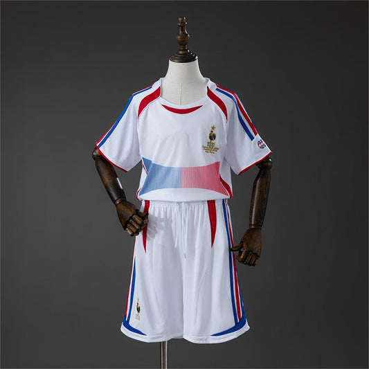 2006 France Home Retro Kids SIZE 16-28