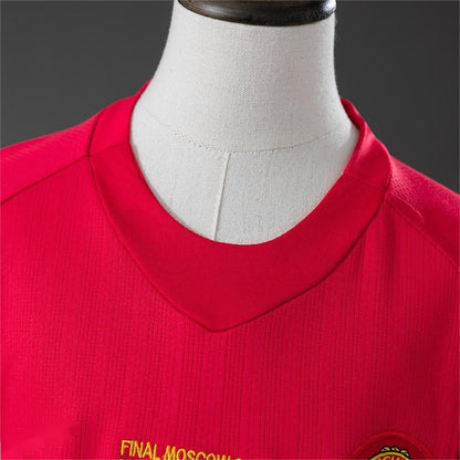 2007-08 Manchester United Home Retro Kids Size 16-28