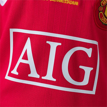 2007-08 Manchester United Home Retro Kids Size 16-28