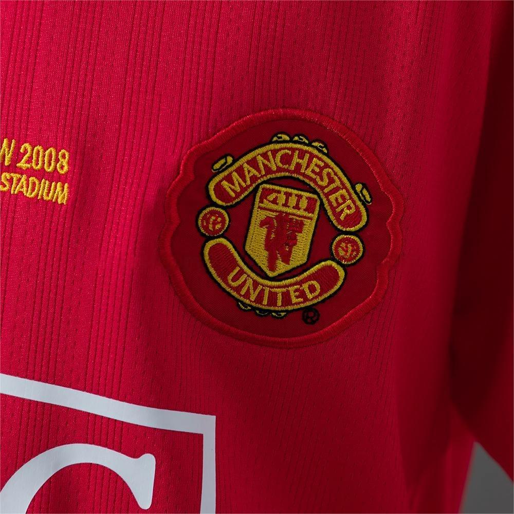 2007-08 Manchester United Home Retro Kids Size 16-28