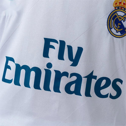 2017-18 Real Madrid Home Retro Kids Size 16-28