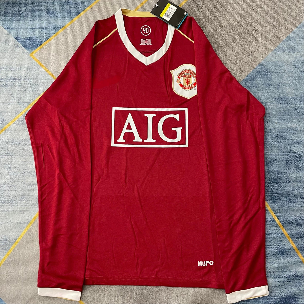 2006-07 Manchester United Home Retro Long Sleeve S-2XL