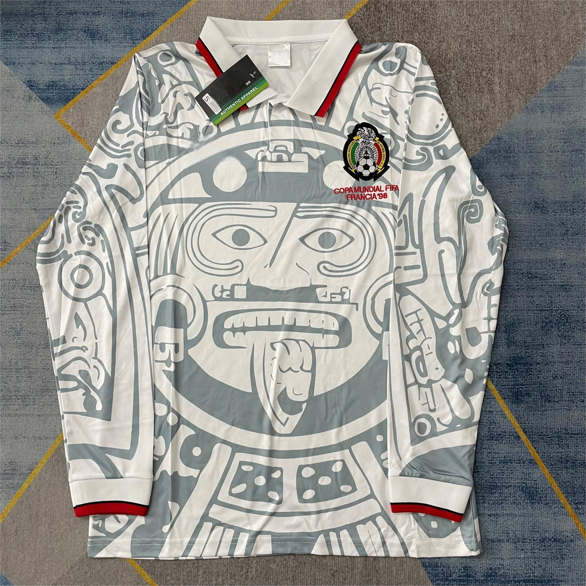 1998 Mexico Away Retro Long Sleeve S-2XL
