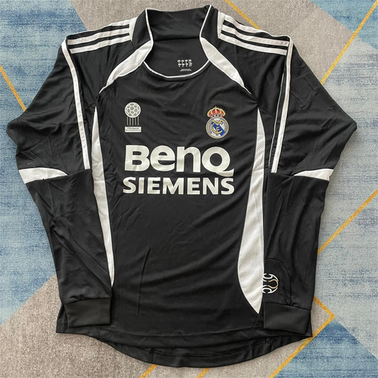 2006-07 Real Madrid Second Away Retro Long Sleeve S-2XL