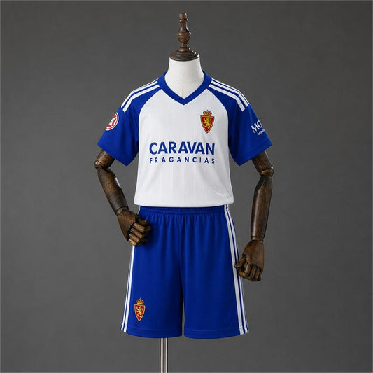 2026-27 Real Zaragoza Home Kids Size 16-28