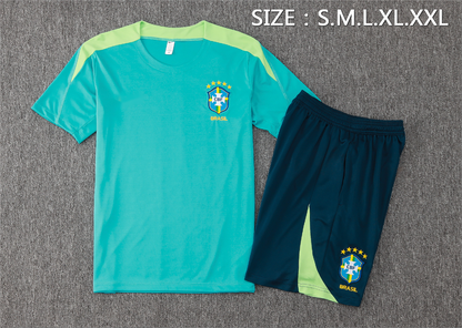 2024-25 Brazil Sky Blue Short-Sleeve Training Kit  S–2XL