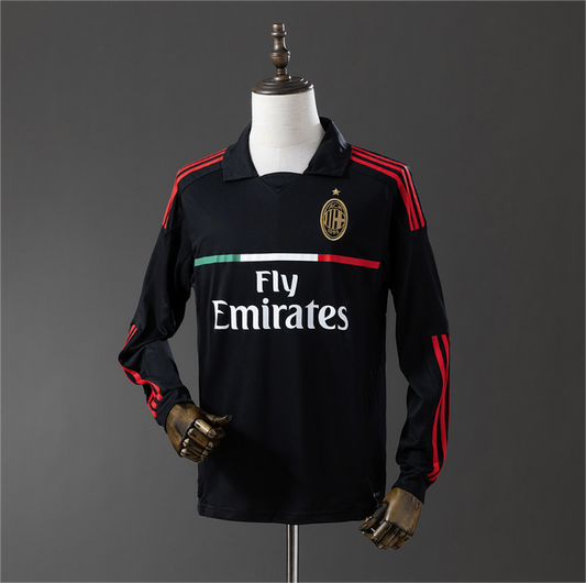 2011-12 AC Milan Tercera Equipación Manga Larga S-XXL