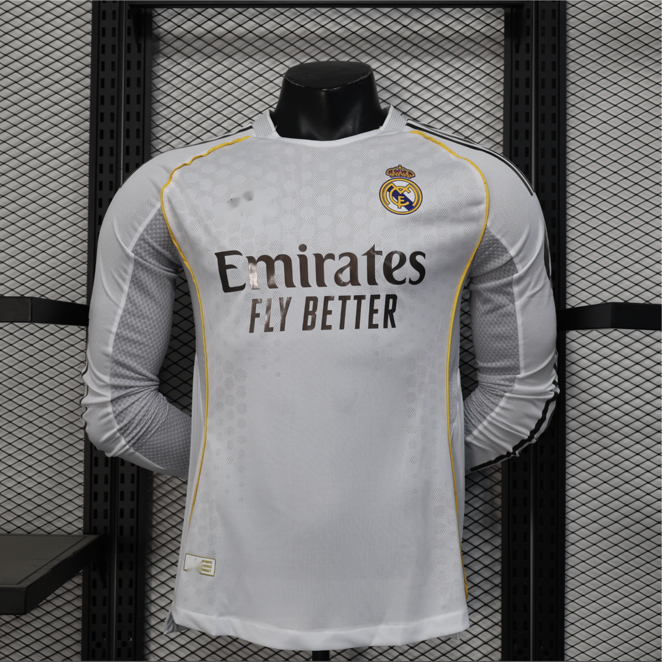 2025-26 Real Madrid Local Manga Larga Jugador S-2XL