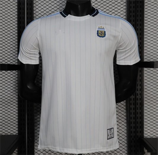 2026 Argentina White Terrace Icons Player Version S-2XL