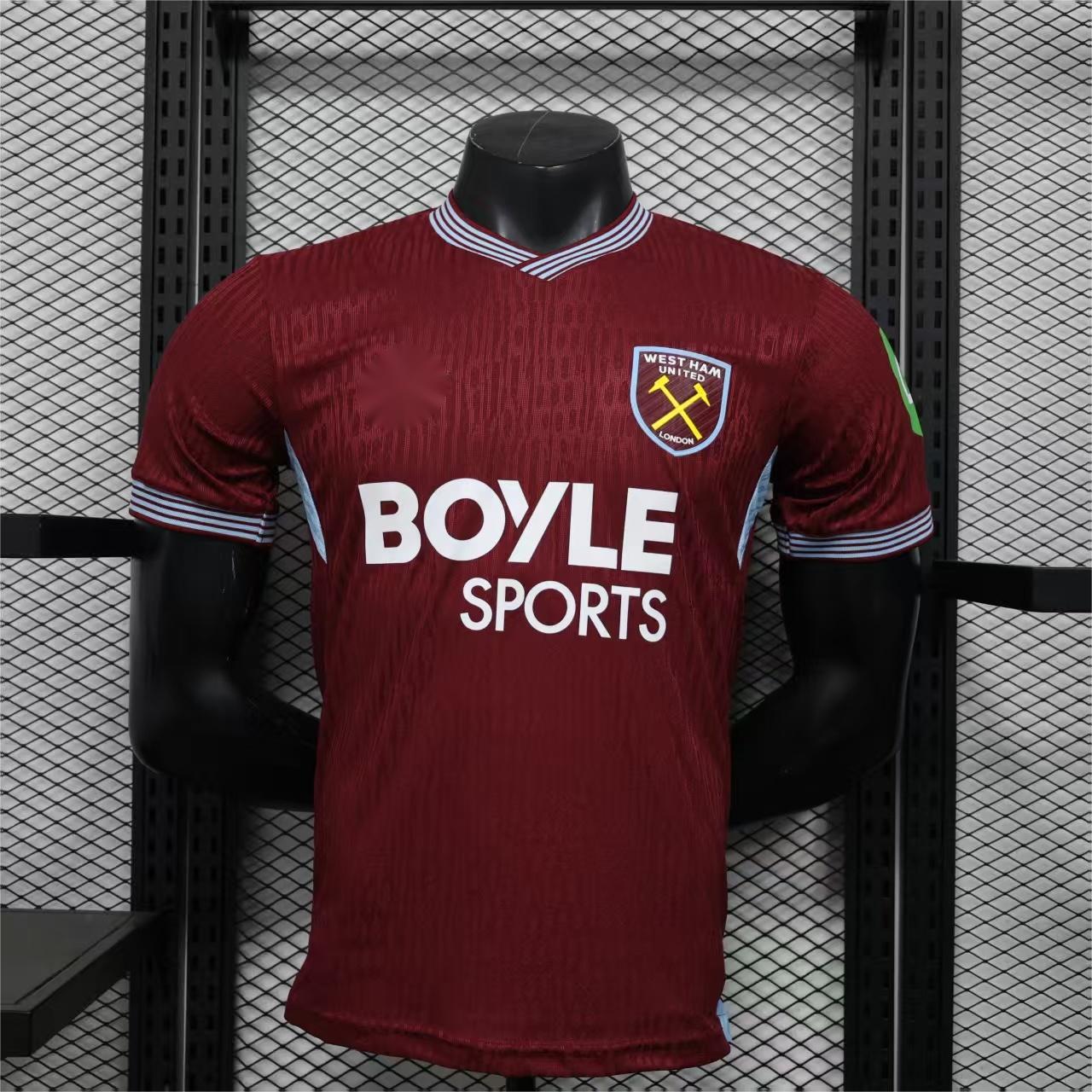 2026-27 West Ham United Jujube Red Player S-3XL
