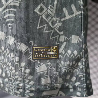 2026-27 París Negro con Patrón Tribal Jugador Especial S-3XL