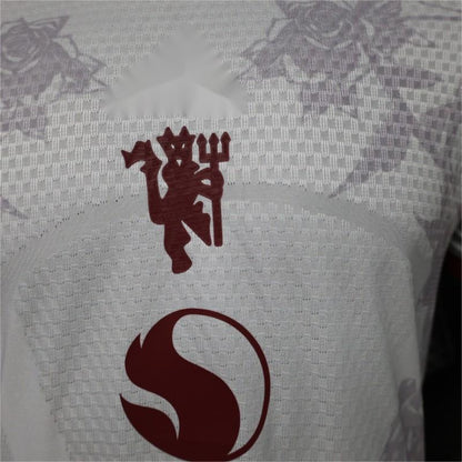 2026-27 Manchester United Away Grey White Rose Special Edition Player S-2XL