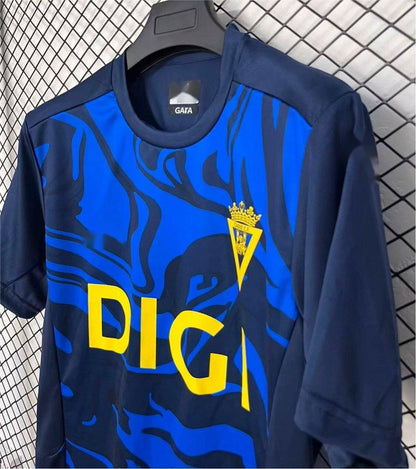 2026-27 Cádiz CF Navy Blue Marble Pattern Pre-Match S-4XL