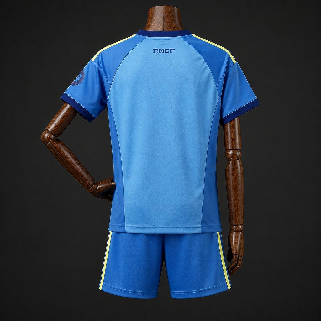 2026-27 Real Madrid Goalkeeper Away Blue Kids 16-28