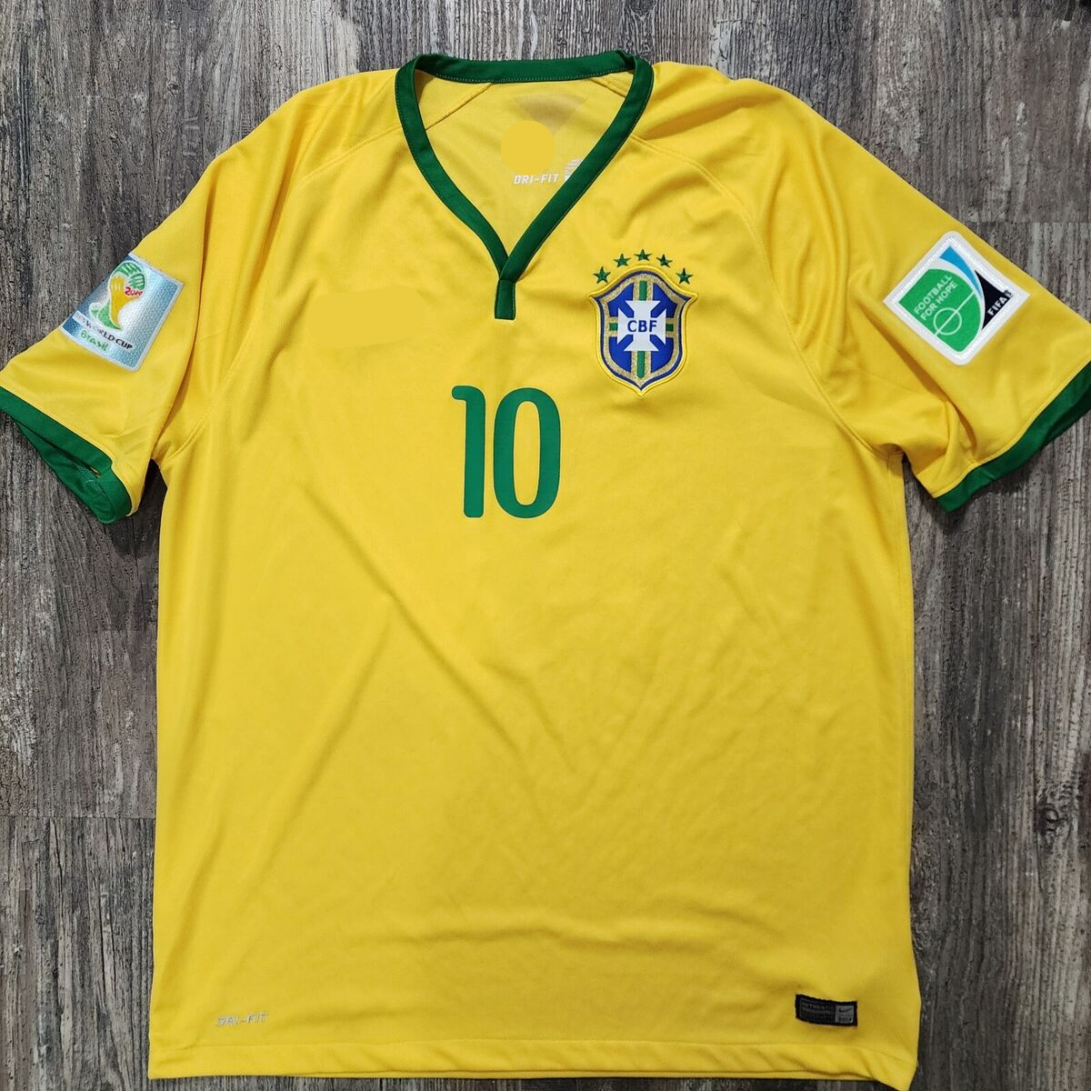 2014 Brazil Home Retro S-2XL