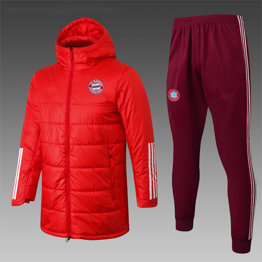 2025-26 Bayern cotton jacket red Training Suit Adults Or Children