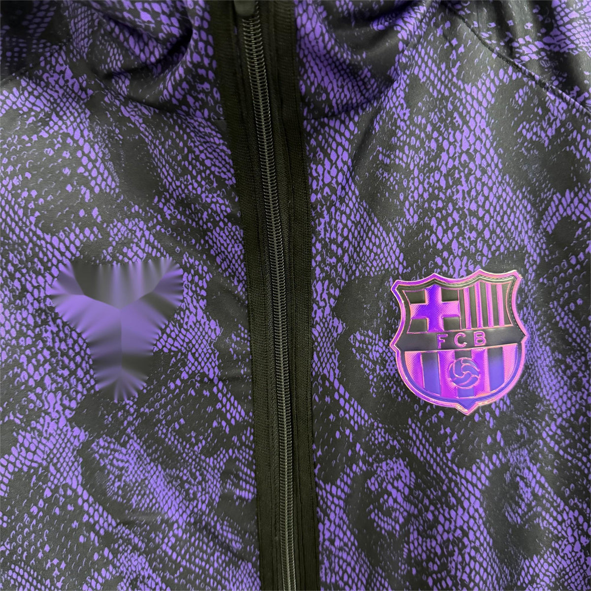 2026-27 Barcelona Black Purple Casual Windbreaker S-2XL