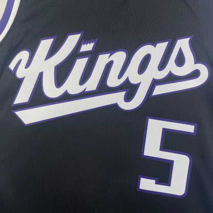 NBA 2024-25 Kings away black No. 5 FOX