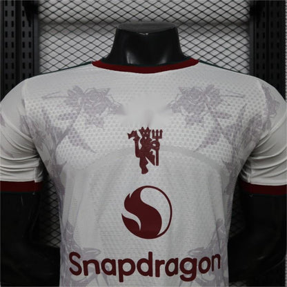 2026-27 Manchester United Away Grey White Rose Special Edition Player S-2XL