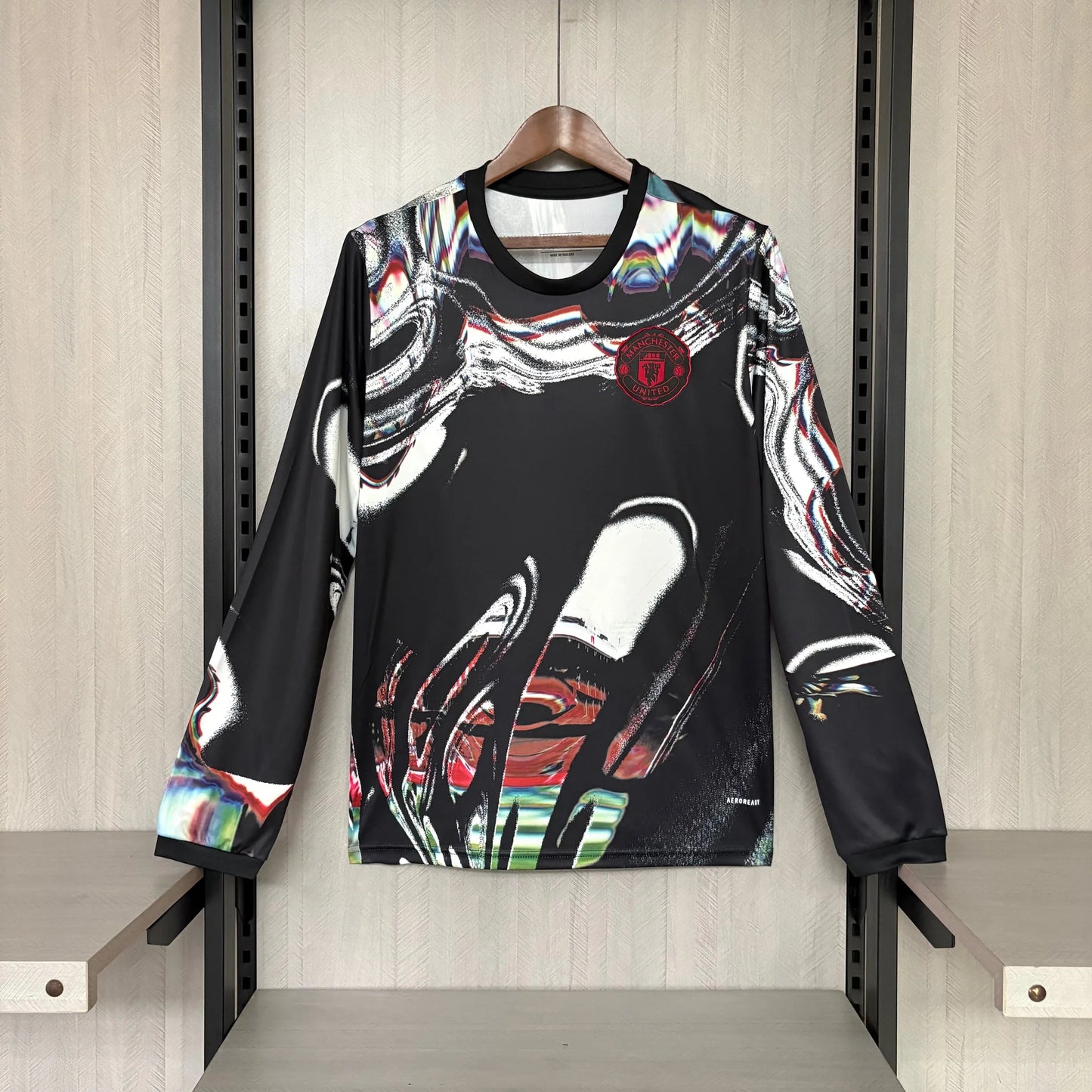 2026-27 Manchester United Negro Especial Manga Larga S-2XL