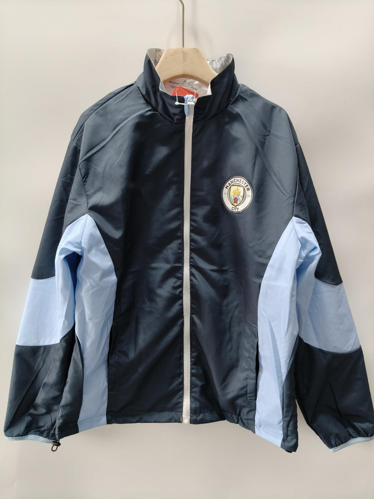 2026-27 Manchester City White Reversible Embroidered Windbreaker S-2XL